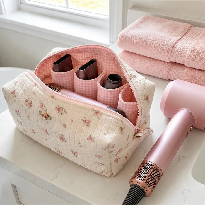 Rose Quilt Travel Bag